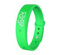 Pulsera de alarma vibratoria, reloj temporizador vibratorio silencioso con 3 alarmas, estilo organizador diario portátil, para cama, dormitorio, viajes, fitness, uso diario