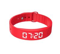 Pulsera de alarma vibratoria, silenciosa, recargable y con 8 alarmas, para adultos y parejas, Daily Sleep Travel Home Bed Bedroom Meeting Cooking Training