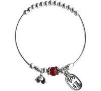 Pulsera de amuleto de riqueza de Feng Shui para mujer, plata de ley, con colgante de flor tallada Nafu, pulsera elástica de cuentas de ágata roja, talismán para prosperidad, dinero, buena suerte