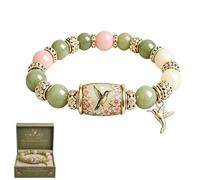 Pulsera de bendiciones de pájaro azul de edición limitada 2026, bendiciones de amor, paz y primavera, pulseras inspiradoras con cuentas de fuerza de colibrí, con diseño de pájaro y mariposa (TypeA)