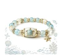 Pulsera de bendiciones de tortuga marina de edición limitada 2026, pulsera de seguimiento de animales, protección, longevidad, viaje seguro y paz, regalo significativo inspirador para mujeres, madres