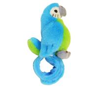 Pulsera de bofetada Loros: Deje aburrir la inquietud en el Aula, Pulsera pájaro Peluche Interactivo Enrollado, Animal con Plumas autoenvuelto, baratija presión núcleo Acero Acolchado |