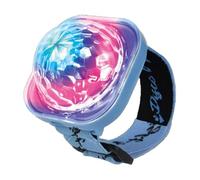 Pulsera de bola de discoteca - Mini bola de luz estroboscópica | Mini pulsera de luz, pulseras de lámpara LED con ventosa, pulseras portátiles con luz para decoración de coche, fiesta de club de baile
