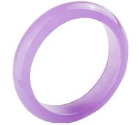 Pulsera de Brazalete de Jade de Lavanda para Mujeres, Joyas Naturales de Piedras Preciosas moradas, Regalo de Buena Suerte para Esposa