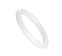 Pulsera de Brazalete de Jade para Mujeres - Brazalete Chino Feng Shui Jade Buena Suerte y Riqueza - Brazalete de Moda Blanca para y cumpleaños