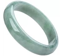 Pulsera de Brazalete de Jadeite, diseño Verde de Aceite Verde meteorológico, Bueno para el Regalo de cumpleaños de una Madre