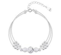 Pulsera de cadena de serpientes para mujeres, brazalete de de la cadena de serpientes - Beads delicadas de hilos Bangle | Joyas simples ajustables, lindas joyas de viaje hechas a mano para cumpl