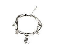 Pulsera De Cadena Multicapa Con Colgante Para Hombre Y Mujer - Pulsera De Eslabones De Las 12 Constelaciones, Joyería Astrológica Y Del Horóscopo - Regalo Unisex Para Parejas, Cumpleaños De Virgo