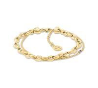 Pulsera de cadena multicapa dorada para mujer Tommy Hilfiger