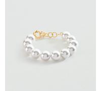 Pulsera De Cadena Palais Royal - Perla / Oro - Talla Única - Aleación metal con baño de oro 750/1000 - Perla - Agatha Paris