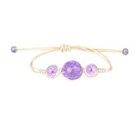 Pulsera de cerámica, joyería a mano, flor seca, pulsera ajustable tejida a mano, para estudiantes, parejas, amigos, cumpleaños, reloj de actividad para hombres, talla única, Vidrio, No es una piedra