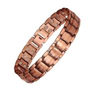 Pulsera De Cobre Para Hombres | Joyería De Pulsera Magnética De Cobre Puro,Accesorios de Joyería de para Deporte Diario Gimnasio Running Tenis Padres Adultos Mayores