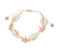 Pulsera De Conchas Marinas Joyería Estrella De Mar Artesanal Para Niñas