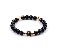 Pulsera De Constelación Para Hombre Y Mujer Pulsera Elástica De Cuentas De Piedra Natural Hecha A Mano Con Los Signos Del Zodíaco, Joyería De Astrología Y Horóscopo, Regalo Para Pareja Escorpio