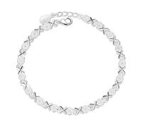 Pulsera de corazón a corazón XO A de amor eterno y elegantes relojes G Shot para hombre (B, A), A, Cobre, No es una piedra preciosa