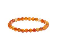 Pulsera de cornalina | piedra natural de 6 mm | litoterapia | joyas perlas para hombre y mujer, idea de regalo para papá mamá (cornalina)