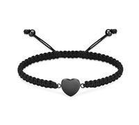 Pulsera de cremación para cenizas, joyería de incineración, pulsera de urna en forma de corazón con alas de ángel, recuerdo, monumento de urna, joyería de cenizas, 17-26 cm, Acero inoxidable