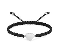Pulsera de cremación para cenizas, joyería de incineración, pulsera de urna en forma de corazón con alas de ángel, recuerdo, monumento de urna, joyería de cenizas, Ajustable de 17 a 26 cm, Plata