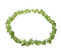 Pulsera De Cristal Chakras, Pulseras De Piedras Preciosas Naturales Para Mujeres Y Hombres, Pulsera Con Cuentas De Chakras De Piedra De Olivina, Pulseras Elásticas A Juego, Joyería De Regalo De Na