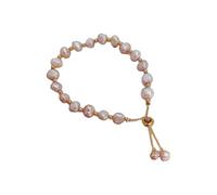 Pulsera de cristal de mariposa de jade chapada en oro para mujer, pulsera de cuentas de jade para ella, artículos de granada para mujer, talla única, gasa, No es una piedra preciosa