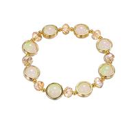 Pulsera de cristal degradado con esmalte de colores para compañeros de clase y amigos, aretes de tuerca alienígenas, A, Metal, No es una piedra preciosa