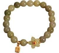 Pulsera de cristal, pulsera de obsidiana negra, pulsera de buena suerte Feng Shui, pulsera de cristal de jade, pulsera vintage, amuleto de buena suerte, pulsera con cuentas de jade, joyería talismán