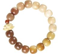 Pulsera de cristal, pulsera de obsidiana negra, pulsera de buena suerte Feng Shui, pulsera de cristal de jade, pulsera de piedra de talismán natural for mujeres y hombres, amuleto vintage de buena sue