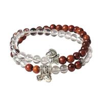 Pulsera de cristal rico de Feng Shui para el año 2026 del caballo, amuleto de lujo para prosperidad y suerte, One Size, Piedra, Sin piedra preciosa