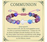 Pulsera de cruz, bautizo, comunión, confirmación, regalo para niños, pulsera de cruz para comunión, confirmación para hijo, hermano, nieto, sobrino, ahijado, amigo de mamá, papá, padrino, Kleine