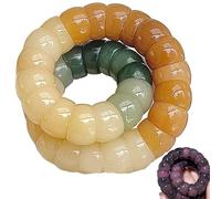 Pulsera de cuentas Bodhi para aliviar la ansiedad, pulsera ajustable de perlas elásticas naturales, alivio de la ansiedad y el estrés como regalo, accesorio espiritual unisex, talla única, Semillas