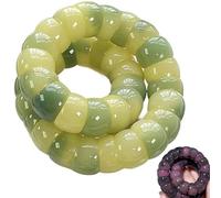 Pulsera de cuentas Bodhi para aliviar la ansiedad, pulsera ajustable de perlas elásticas naturales, alivio de la ansiedad y el estrés como regalo, accesorio espiritual unisex, talla única, Semillas