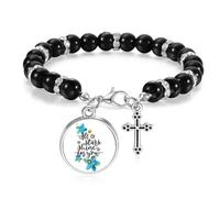 Pulsera de cuentas con cita All Stars Shine to You, joyería bohemia para hombres y mujeres