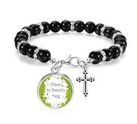 Pulsera de cuentas con diseño bohemio de Four Ireland Happy St. Patrick's Day