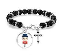 Pulsera de cuentas con la bandera de París de Francia, país, Uu, joyería bohemia para hombres y mujeres