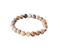 Pulsera de cuentas de amatista natural y ojo de tigre para mujer, joyería de piedras preciosas pulidas (ónix)