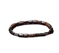 Pulsera de Cuentas de Buda de Forma Libre, Madera de agar Daraqan Antigua Natural, Rosario de Madera Maciza, Alto Contenido de Aceite, Grado de hundimiento