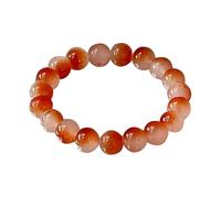 Pulsera de cuentas de cerezo de 8 mm, cuentas redondas de cerezo, pulsera de cuentas redondas de 8 mm, joyería de noche para mujer, conjunto formal, talla única, Plástico, No es una piedra preciosa