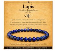 Pulsera de cuentas de cristal de piedras preciosas naturales, howlita, 4 mm