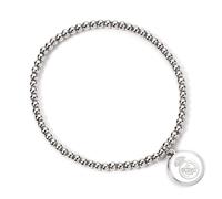 The Carat Shop Pulsera Real Madrid Club de Fútbol – cuentas de disco de plata