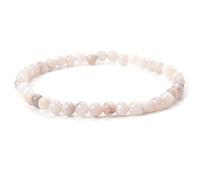 Pulsera De Cuentas De Energía De 4mm, Pulsera De Piedra De Lapislázuli De Ojo De Tigre Natural Para Hombres Y Mujeres, Pulsera De Yoga, Joyería Hecha A Mano,ágata Loca 2,23cm