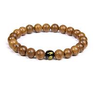 Pulsera de cuentas de piedra natural para hombre, brazalete de ópalo con encanto para mujer, joyería de mano para hombre, brazalete de energía para Yoga, regalo-2_19cm
