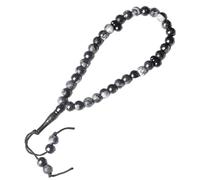 Pulsera de cuentas para hombre, pulsera de fe, pulsera de la suerte con cuentas sánscritas árabes, pulsera ligera de Allah, cadena de cuentas con colgantes de Dios, joyas con símbolos religi, Fare