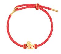 Pulsera de cuerda roja con dije de caballo, pulsera de cuerda roja de la suerte del Año Nuevo chino 2026 para mujeres y niñas, símbolo de buena fortuna y prosperidad, talla única, Acero aleado, No es