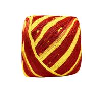 Pulsera de cuerda trenzada roja y amarilla de inspiración tradicional | Cordón de hilo tejido ajustable para hombres y mujeres - Accesorio de moda