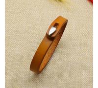 Pulsera de cuero genuino con cordón envolvente para mano, muñeca, brazalete punk para hombre y mujer, joyería para pareja, regalo