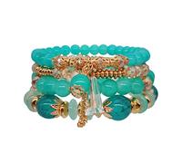 Pulsera de cuero personalizada para hombre, pulsera de múltiples estilos, círculo, cuerda de mano, perla, accesorio de dama de honor, talla única, Acero aleado, No es una piedra preciosa
