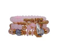 Pulsera de cuero personalizada para hombre, pulsera de múltiples estilos, círculo, cuerda de mano, perla, accesorio de dama de honor, talla única, Acero aleado, No es una piedra preciosa