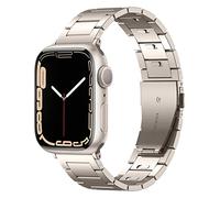 Pulsera de eslabones de acero inoxidable que no necesita herramientas, compatible con correas de 49, 45, 44, 42 mm y 41, 40 y 38 mm, correa de reloj de metal sólido de negocios ajustable de liberación