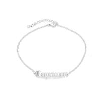 Pulsera De Eslabones De Las 12 Constelaciones Del Signo Zodiacal Pulsera De Pareja Con Cadena De Moda, Regalo De Joyería De Astrología Y Horóscopo De Cumpleaños Para Hombres Y Mujeres Capricornio