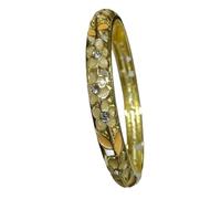 Pulsera de esmalte,Vintage Bangles Brazaletes finos con diamantes de imitación de flor de ciruelo esmaltados a la moda for mujer, pulseras cloisonné chinas, joyería con bisagras de primavera(Beige_Dia